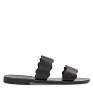 Little Burgundy slip-on sandals